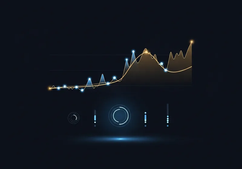 Panel of AI-generated market signals with confidence scores and time stamps